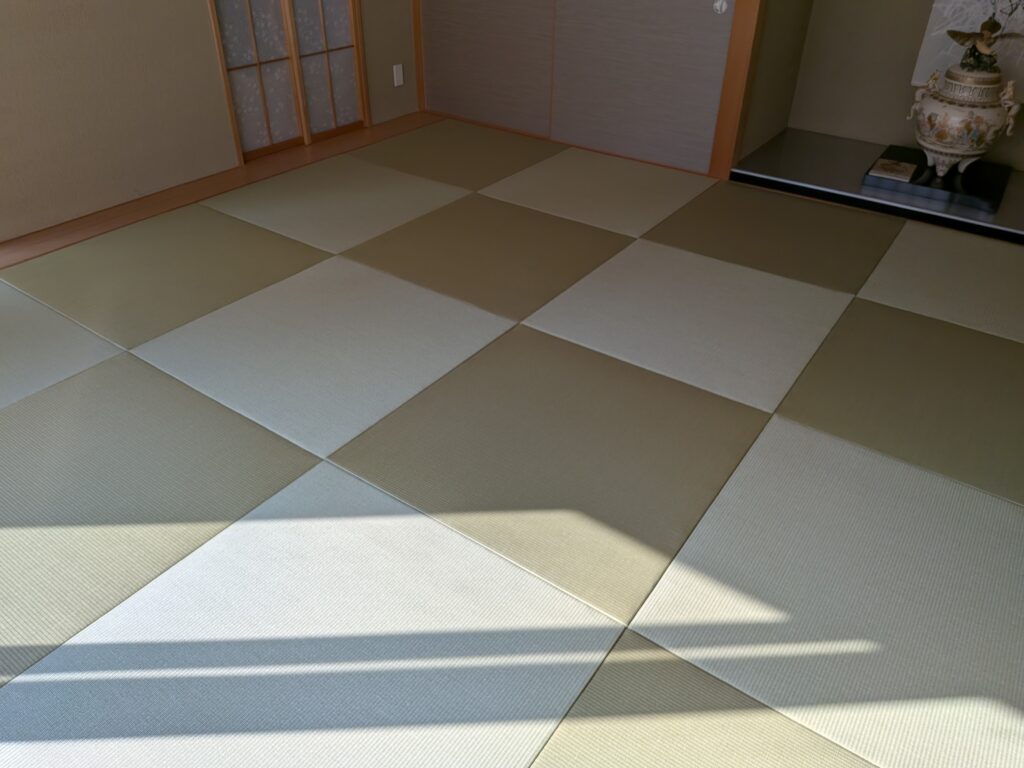 和室リフォーム和紙畳